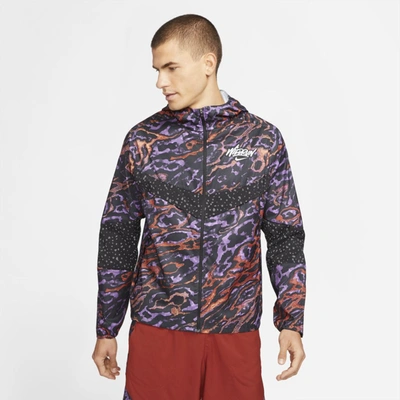 Shop Nike Windrunner Wild Run Men's Running Jacket In Purple Nebula