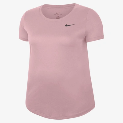 Shop Nike Dri-fit Legend Women's Training T-shirt In Pink Glaze,light Violet