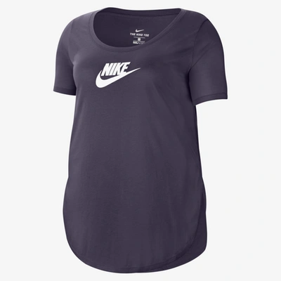 Shop Nike Sportswear Essential Women's Tunic In Dark Raisin