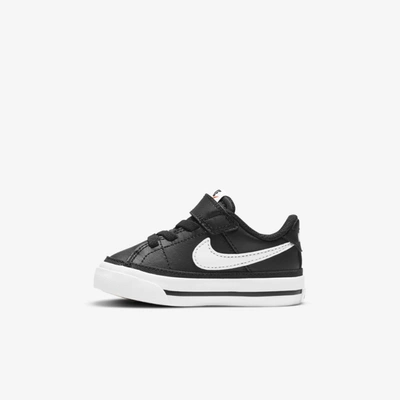 Shop Nike Court Legacy Baby/toddler Shoes In Black,gum Light Brown,white