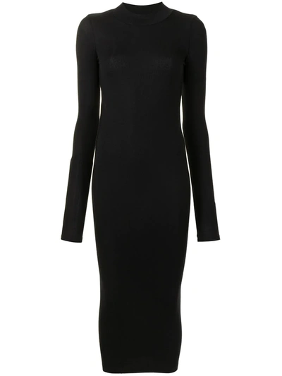 Shop Alix Nyc Cut-out Midi Dress In Black
