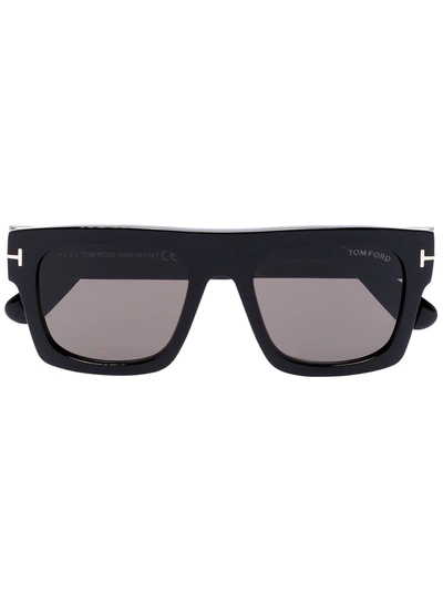 Tom Ford Ft0711 Square-frame Sunglasses In Schwarz