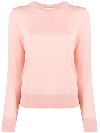 Shop Zimmermann Fine-knit Cashmere Jumper In Pink