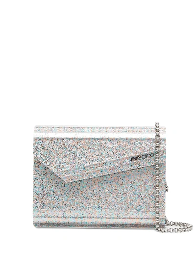 Shop Jimmy Choo Candy Crossbody Bag In Grey