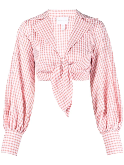 Shop Alice Mccall Her Story Gingham Top In Pink