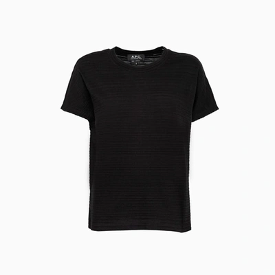 Shop Apc A.p.c. Selina T-shirt Coedc-f26002 In Noir