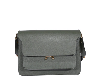 Shop Marni Trunk Bag In Green