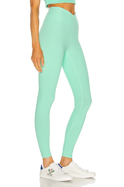 Shop Year Of Ours Ribbed Veronica Legging In Mint