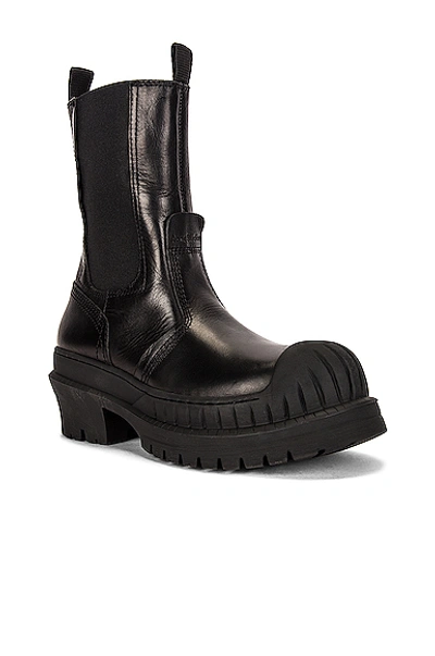 Shop Acne Studios Lug Boot In Black & Black