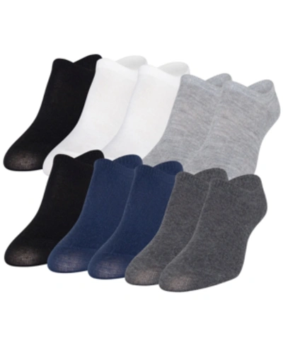 Shop Gold Toe Women's Triple-y Liner 10pk Socks In Navy/black/white/grey