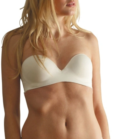 Shop Carnival Women's Invisible Plunge Strapless Bra In Ivory