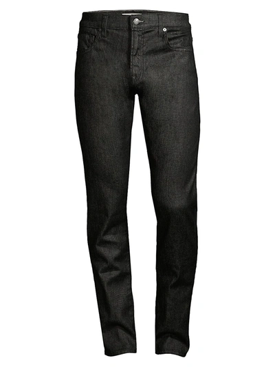 Shop 7 For All Mankind Adrian Slim-fit Jeans In Raw Black