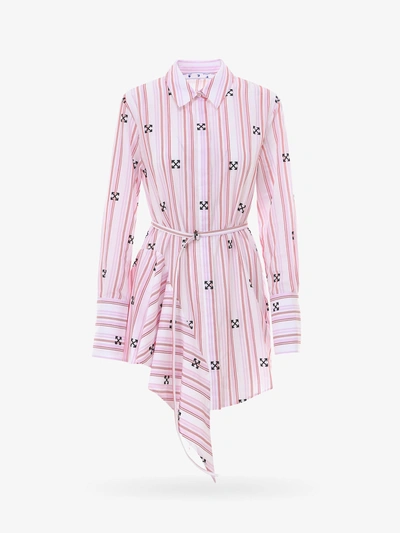 Shop Off-white Shirt In Pink