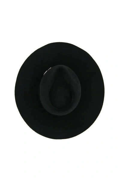 Shop Ruslan Baginskiy Fedora Hat Crystals And Pearls In Black