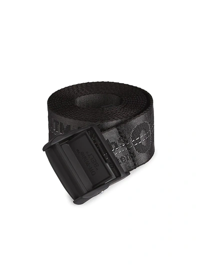 Shop Off-white Classic Industrial Logo Belt In Black