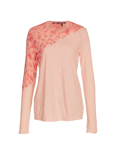 Shop Proenza Schouler Tie-dye Tissue Jersey T-shirt In Pink