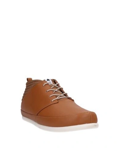 Shop Volta Lace-up Shoes In Tan