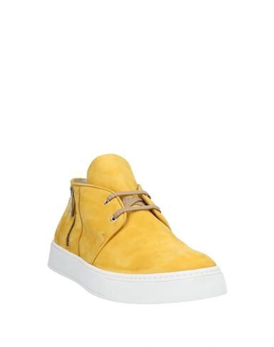 Shop Alberto Guardiani Boots In Yellow