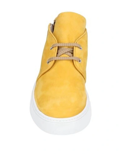 Shop Alberto Guardiani Boots In Yellow