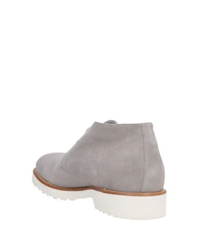 Shop Alberto Guardiani Ankle Boots In Light Grey