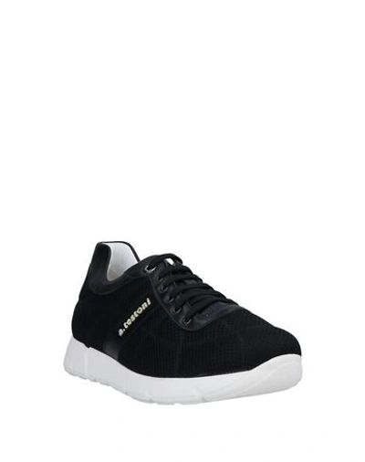 Shop A.testoni Sneakers In Black