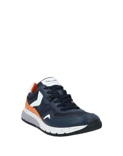 Shop Voile Blanche Sneakers In Dark Blue