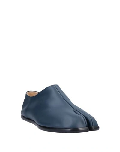 Shop Maison Margiela Loafers In Dark Blue