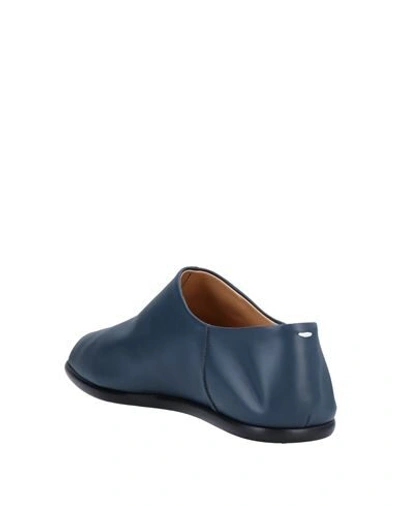 Shop Maison Margiela Loafers In Dark Blue