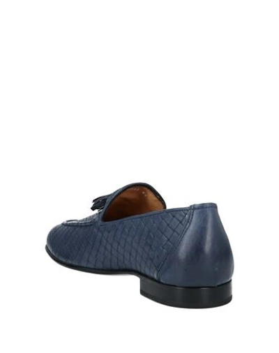 Shop Albusceri Loafers In Slate Blue