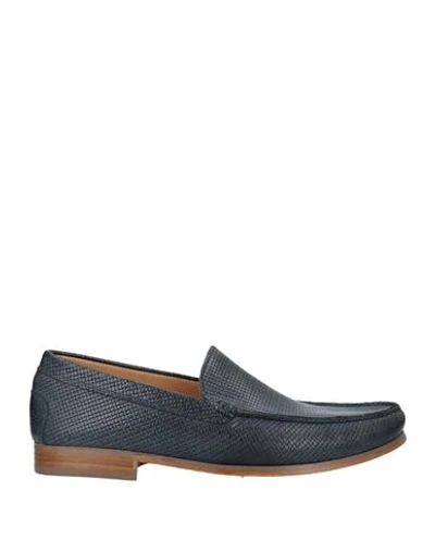 Shop Albusceri Loafers In Slate Blue