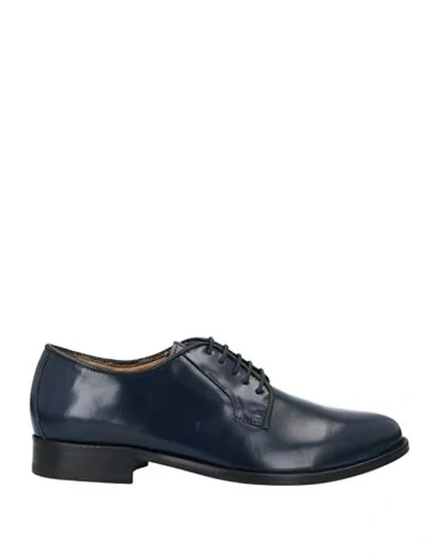 Shop Albusceri Lace-up Shoes In Dark Blue