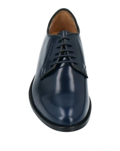 Shop Albusceri Lace-up Shoes In Dark Blue