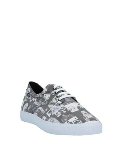 Shop Huf Sneakers In Steel Grey