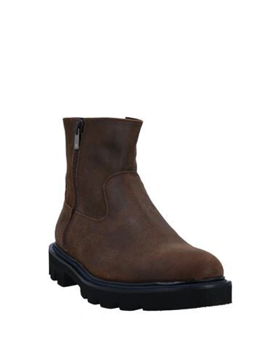 Shop Fratelli Rossetti Ankle Boots In Dark Brown
