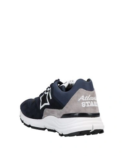 Atlantic Stars Polaris Sneakers In Suede And Nylon Color Blue In Blue