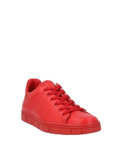 Shop A.testoni Sneakers In Red