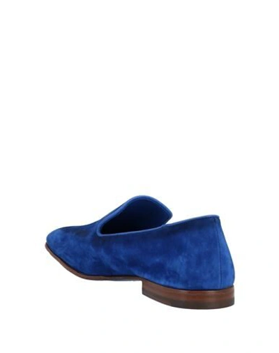 Shop Cesare Paciotti Loafers In Bright Blue