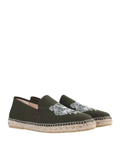 Shop Kenzo Espadrilles In Military Green