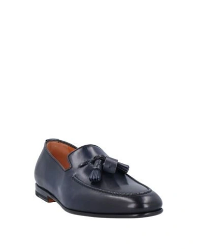 Santoni Loafers In Blue