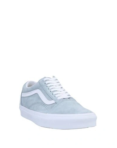 Shop Vans Man Sneakers Sky Blue Size 12 Soft Leather