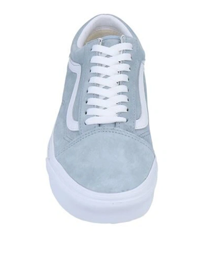 Shop Vans Man Sneakers Sky Blue Size 12 Soft Leather