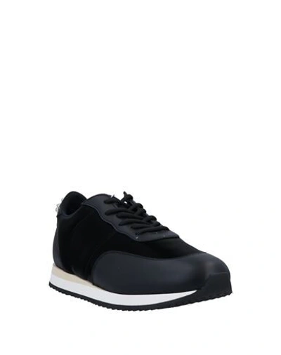 Shop Giuseppe Zanotti Man Sneakers Black Size 7 Soft Leather