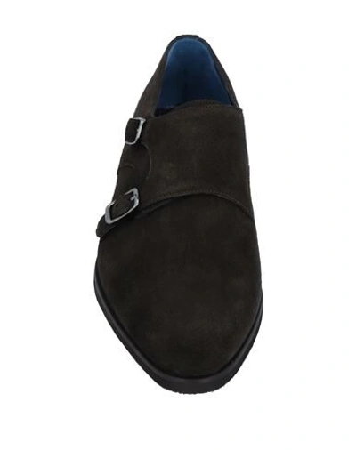 Shop A.testoni Loafers In Dark Brown