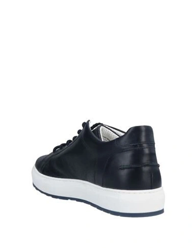 Shop A.testoni Sneakers In Dark Blue