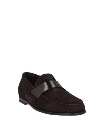 Santoni Loafers In Brown