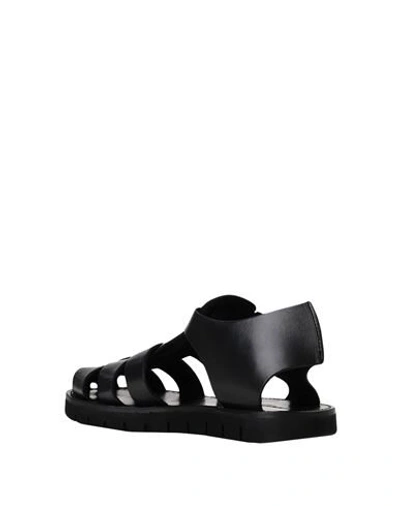Shop L'artigiano Del Cuoio Man Sandals Black Size 7 Soft Leather