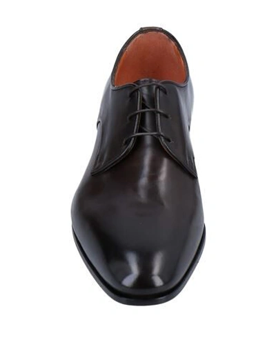 Santoni Lace-up Shoes In Brown