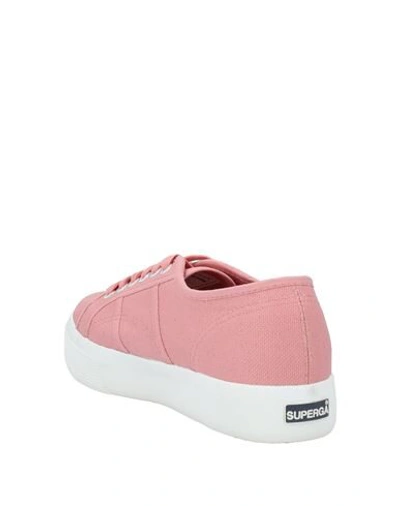 Shop Superga Woman Sneakers Salmon Pink Size 6 Textile Fibers