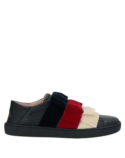 Shop Gucci Sneakers In Black