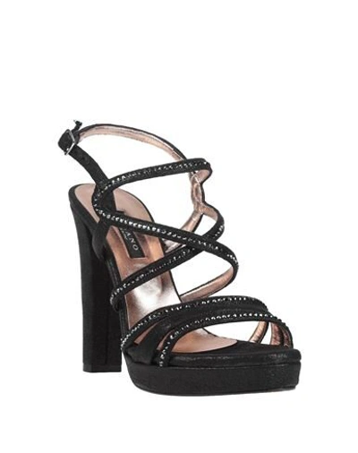 Shop Albano Sandals In Black